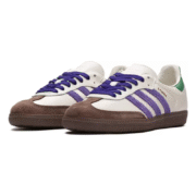 Adidas Samba OG - Off White Core Purple Green Brown - Image 3
