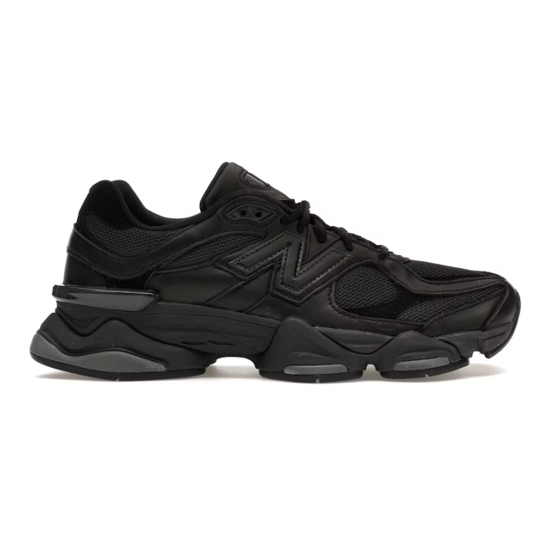 23162-2025-02-13T174554.720.png New Balance 9060 - Triple Black Leather - Image 1