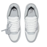 OFF-WHITE Out Of Office Calf Leather –  White Grey - Image 4