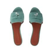 Loropiana Summer Charms Sandal Suede Goatskin Camu Fruit - Image 4