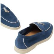 Loropiana Charms Walk Loafer Suede Ocean Heart - Image 4