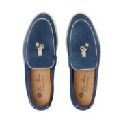 Loropiana Charms Walk Loafer Suede Ocean Heart - Image 5