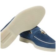 Loropiana Charms Walk Loafer Suede Ocean Heart - Image 6