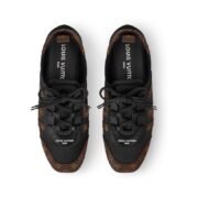 LV Sneakerinae Black And Brown Monogram - Image 3