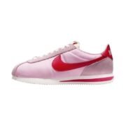 Nike Cortez Trainers Medium Soft Pink Fire Red Sail Team Orange - Image 2