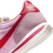 Nike Cortez Trainers Medium Soft Pink Fire Red Sail Team Orange - Image 5