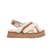 UGG Disco Cross Chesnut Slippers