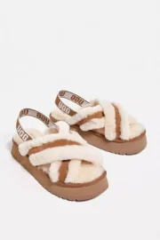 UGG Disco Cross Chesnut Slippers - Image 2