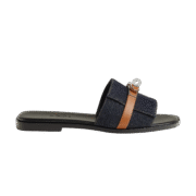 Hermes Giulia sanda Bleu Brut / Nature