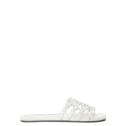 Loewe Slipper Calfskin Anthurium White