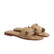 Hermes Oran Sandal Beige/Lin - Image 2