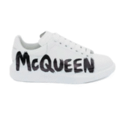 Alexander Mcqueen Oversized - Graffiti White Black