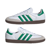 Adidas Samba OG Foot Wear - White Green - Image 4