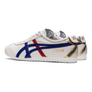 Onitsuka Tiger Mexico 66 - White Dark Blue Red Golda - Image 4