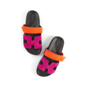 Hermes Chypre Sandal Rose Chapas / Orange Synthétique - Image 5