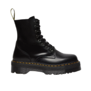 Dr. Martens Jadon Platform Boots - Black Smooth Leather