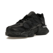New Balance 9060 - Triple Black Leather - Image 6