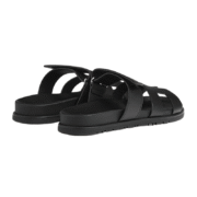 Hermes Chypre Sandal - Noir Calfskin Leather - Image 3
