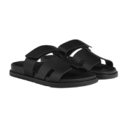 Hermes Chypre Sandal - Noir Calfskin Leather - Image 2