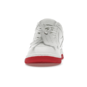 OFF-WHITE Out Of Office "OOO" Low Tops For Walking White White Red SS22 - Image 5