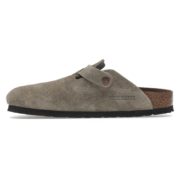 Birkenstock Boston Soft Footbed - Suede Taupe - Image 2