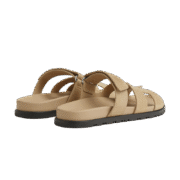 Hermes Chypre Sandal Beige Suede - Image 3