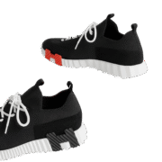 Hermes Lift slip-on sneaker Noir / Blanc - Image 5