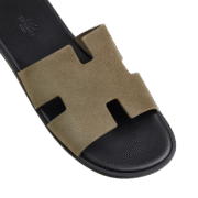 Hermes Izmir Sandal Vert Toundra - Image 4