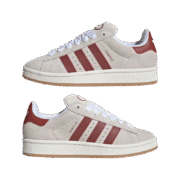 Adidas Campus 00s Crystal White / Core White / Preloved Ruby - Image 4