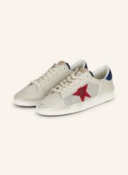 GOLDEN GOOSE Sneakers STARDAN in white / blue / red - Image 2