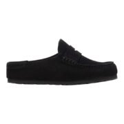 BIRKENSTOCK Naples Wrapped Suede Leather in Color Black |