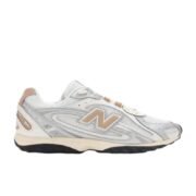 New Balance 204L sneaker in the silver metallic and flat taupe