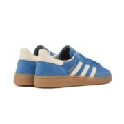 Adidas Handball Spezial sneaker in the Light Blue and Cloud White colorway with a gum sole. - Image 3