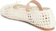 Miu Miu Woven Nappa Leather Ballerinas - Image 3