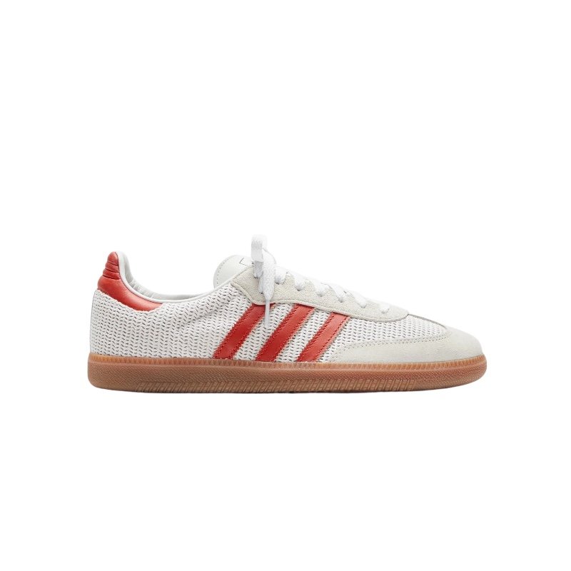 Photoroom_20260222_205610 adidas Samba OG - Crystal White / Preloved Red / Gum - Image 1