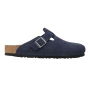 Birkenstock Boston Suede Leather "New Navy"
