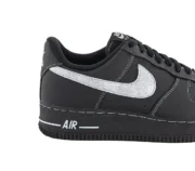 Air Force 1 07 Trainers Black Wolf Grey Black Black - Image 2