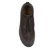 Zegna Triple Stitch™ Monte Suede Dark Brown - Image 3