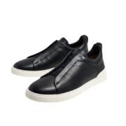 Zegna Triple Stitch  Black - Image 3