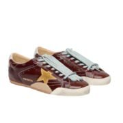 Golden Goose True-Star In Burgundy - Image 2