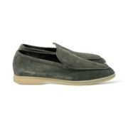 Loro Piana Summer Walk Loafer Suede Frozen Fir - Image 2