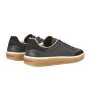 Loro Piana Tennis lace-up Suede Sneakers Black - Image 2