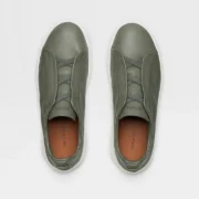ZEGNA LIGHT ARMY GREEN TRIPLE STITCH™ SECONDSKIN - Image 3