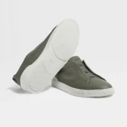 ZEGNA LIGHT ARMY GREEN TRIPLE STITCH™ SECONDSKIN - Image 4