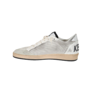 Golden Goose Men Ball Star Sneaker In White Silver Black NIB - Image 2