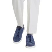 ZEGNA UTILITY BLUE SUEDE TRIPLE STITCH™ - Image 5