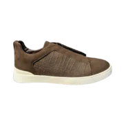 ZEGNA crocodile Triple Stitch
