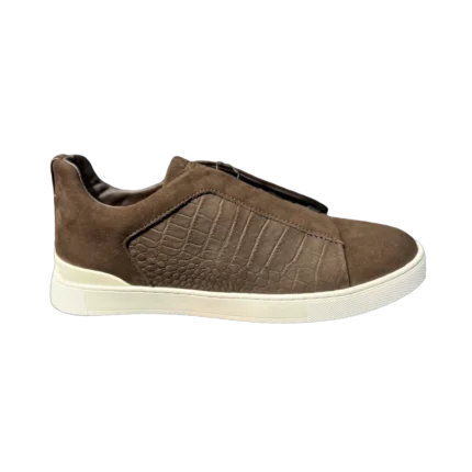 ZEGNA crocodile Triple Stitch