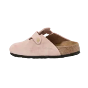 Birkenstock Boston suede pink clogs - Image 3