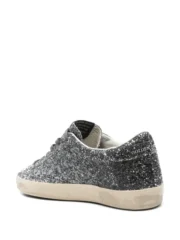 Golden Goose Super Star Trainers With Glitter - Image 2